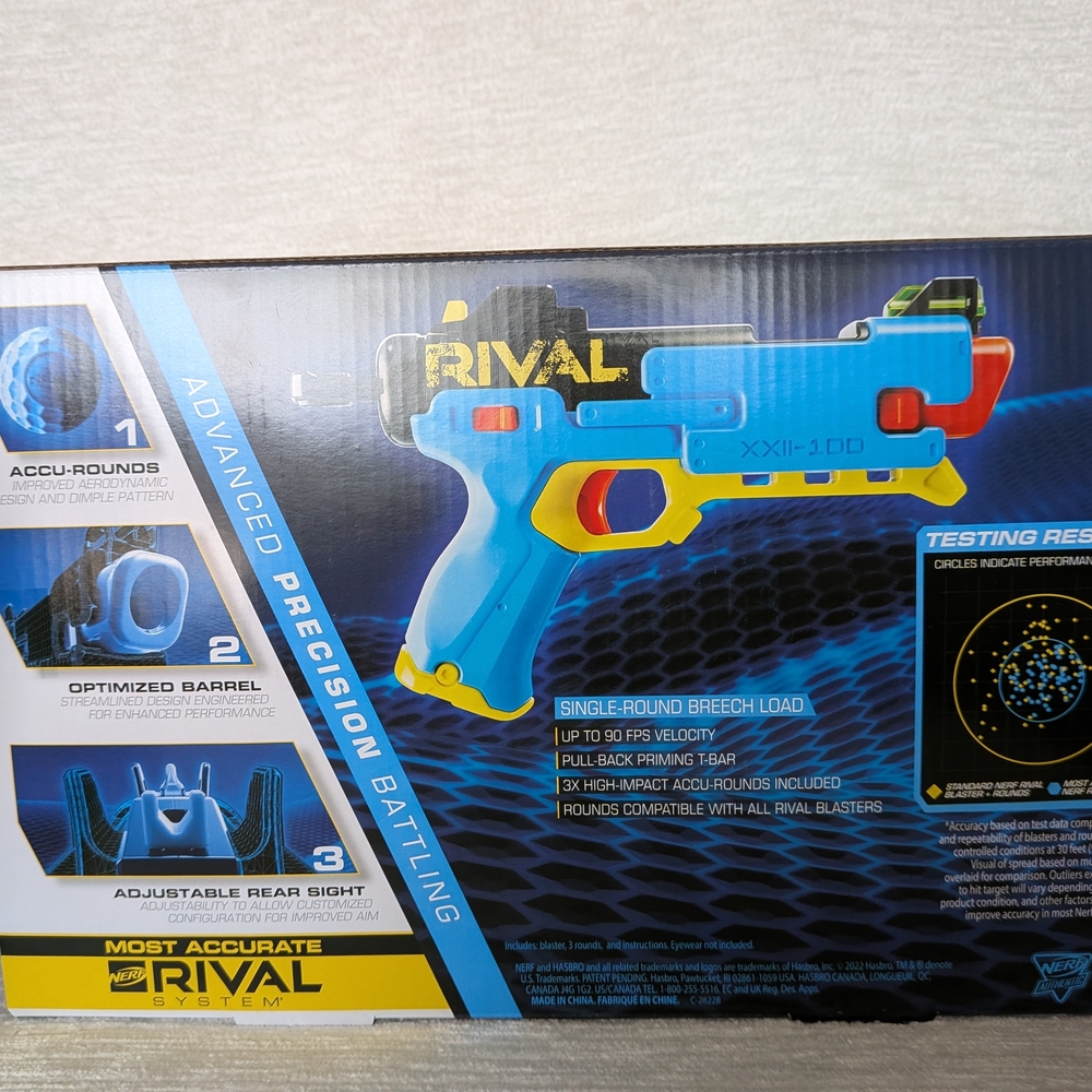 NERF Rival Fate XXII-100 Blaster - With 60 Extra Ammo Rounds Age 14+ New - Picture 6 of 16